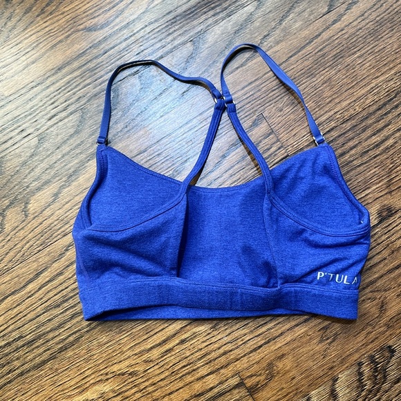 P’tula bare Women's Blue Sports Bra - Picture 2 of 3